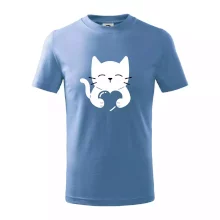 Mačka drží srdce Mačka drží srdce