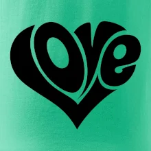 Love nápis jednoduchý