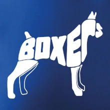 Boxer nápis v tele Boxer nápis v tele