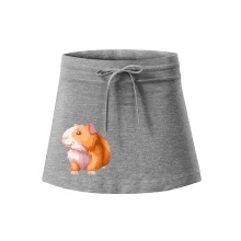 Morča - kreslené, bielo oranžové