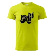 Yorkšírský teriér - Yorkie - Nápis v tele Yorkšírský teriér - Yorkie - Nápis v tele