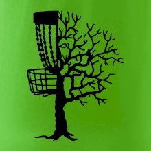 Disc golf pozor strom