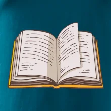 Kniha farebná otvorená Kniha farebná otvorená