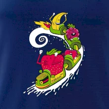 Milkshake vlak kreslený