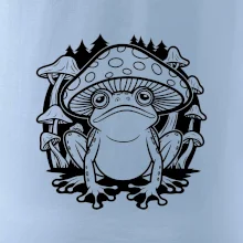 Goblincore čierna hubožaba