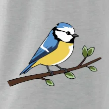 Sýkorka modrinka na vetve