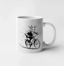 Drsný cap na bicykli