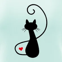 Zamilovaná mačka spredu Zamilovaná mačka spredu