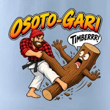 Osoto gari timber judo