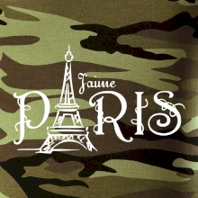 Paris nápis Eiffelovka rovný