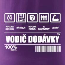 Čiarový kód - Vodič dodávky Čiarový kód - Vodič dodávky