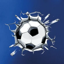 Futbalová lopta v triku Futbalová lopta v triku