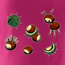 Gaštanové zvieratká - obdĺžnik Gaštanové zvieratká - obdĺžnik