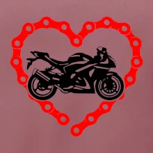 Moto srdce reťaz - cestná