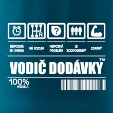 Čiarový kód - Vodič dodávky