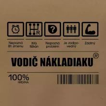 Čiarový kód - Vodič nákladiaku