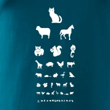 Očný test zvieratká