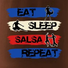 Eat sleep salsa repeat