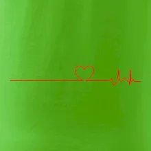 Poker EKG srdce červené