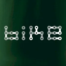 Bike nápis reťaz
