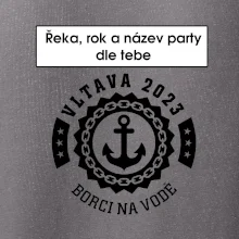 K vode - kotva (vlastný nápis)