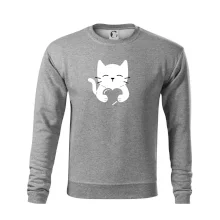 Mačka drží srdce Mačka drží srdce