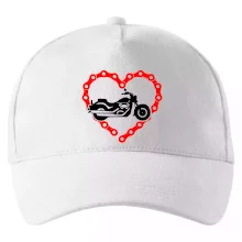 Moto srdce reťaz - chopper