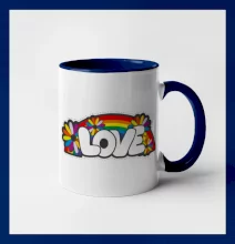 Love s dúhou v pozadí