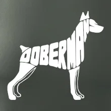 Dobermans - nápis v tele Dobermans - nápis v tele