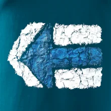 Párová turistická značka modrá