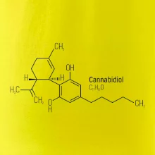 Molekulárna štruktúra CBD (Canabidiol)