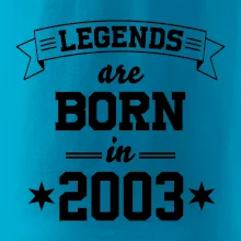 Legends are born in 2003
