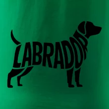 Labrador nápis v tele Labrador nápis v tele