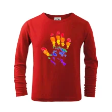 LGBT hand print
