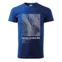 Gerlachovský štít - vrstevnice v obdĺžniku