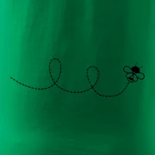 Dráha letu včely - slučka Dráha letu včely - slučka