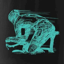 Cestná cyklista zadok