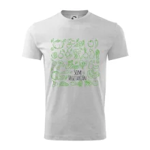 Som vegetarián - zelenina vo štvorci