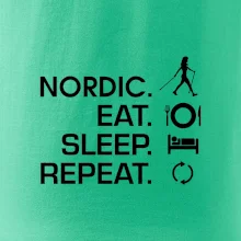 Nordic walking eat sleep