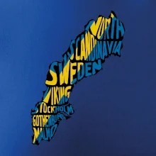 Mapy - názvy miest - Švédsko