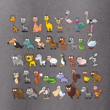 Tričko plné zvieratiek