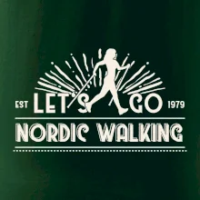 Let's go nordic walking - vintage Let's go nordic walking - vintage