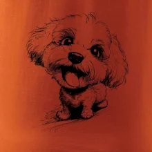 Čiernobiela karikatúra Bišónik