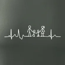 EKG rodina a dvaja chlapci