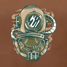 Starý potápačský skafander