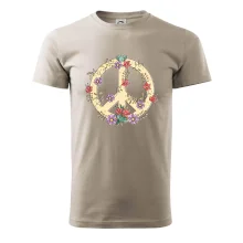 Peace symbol pieskový