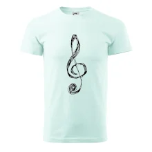 Husľový kľúč kreslený