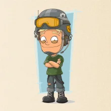 Vesmírny vojak denim