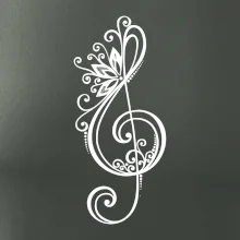 Husľový kľúč kvety Husľový kľúč kvety