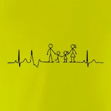 EKG rodina a dievča a chlapec